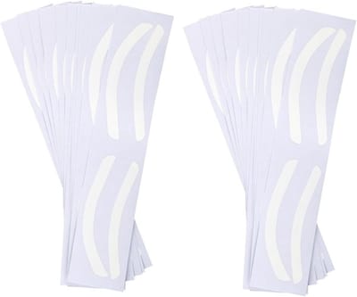 Wenkbrauwsjablonen Set - Vormhulp Stickers - Perfecte Wenkbrauwen Maken - 50 Professionele Stuks - 32 x 16 cm