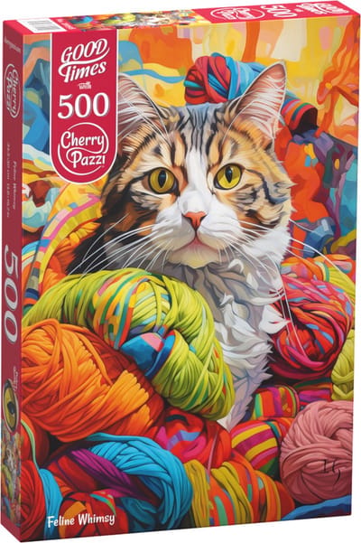 Feline Whimsy Puzzel 500 Stukjes