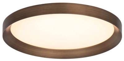 Plafondlamp Flady 4367BR brons Ø30 cm 20W 2000 Lumen, modern, kunststof en metaal, Steinhauer