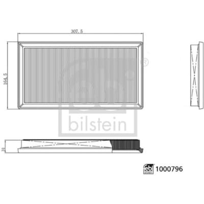 Luchtfilter FEBI BILSTEIN 1000796