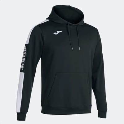Joma Championship IV Sweater Met Kap Kinderen - Zwart / Wit | Maat: 116