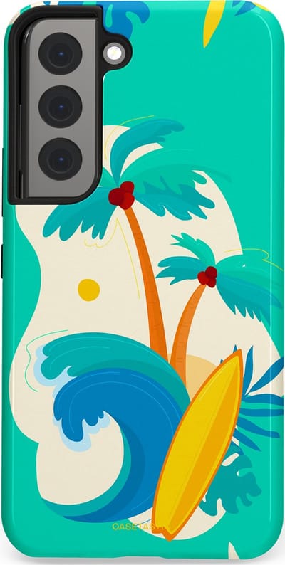 Casetastic Hoesje Geschikt voor Samsung S22 - Stijlvolle Beschermende Duo-layer Case - Golvennoot