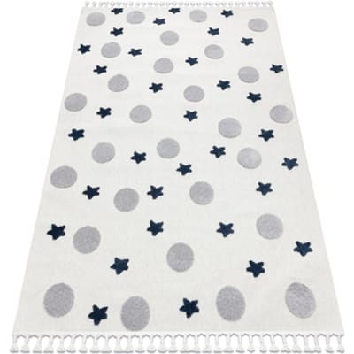 Kleden Rugsx Tapijt YOYO GD75 wit / grijs - 120x170 cm