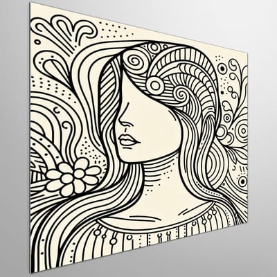 Kunstprint | Wanddecoratie | Dibond | 100 × 100 cm