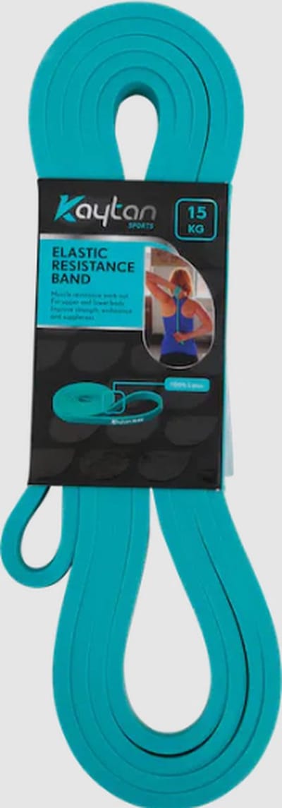 Kaytan - Weerstandsband - Sportelastiek - Resistance band - Fitness elastiek - Booty band - Sport elastiek banden - 15 kg - Groen