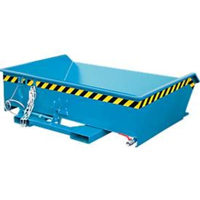 Spaanbak Bauer SMGU 610, olie- & waterdicht gelast, 610 l, blauw