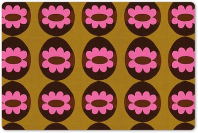 Placemats 45x30 cm - Placemat kunststof - 1 stuk - Grafisch - Patroon - Kleurrijk - Borden onderleggers - Decoratie voor op tafel - Keuken tafeldecoratie accessoires - Vinyl onderlegger - Tafelversiering