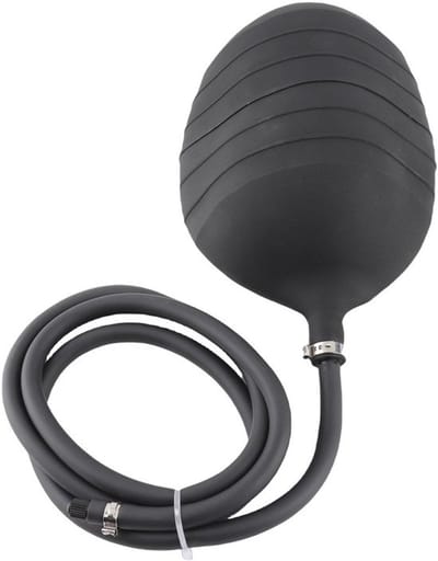 Opblaasbare Pijpplug - Loodgietersballonplug Afsluiter - Leidingen Af te Dichten - Flexibel Opblaasbaar Ontwerp - 150 mm - Zwart
