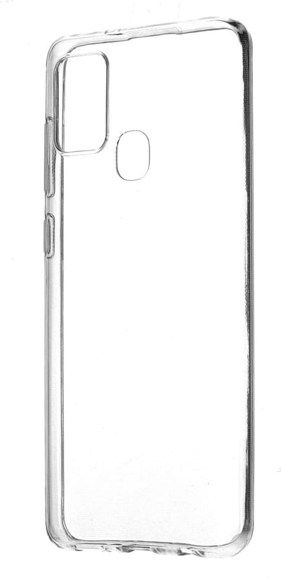 Mobiparts hoesje geschikt voor Samsung Galaxy A21s - Zacht TPU - Schokabsorberend TPU - Grip Coating - Transparant