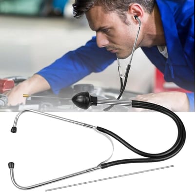 Geluidsdetector - Machine Tester - Problemen Opsporen - Nauwkeurige Diagnose - 30 cm Lengte - Zwart