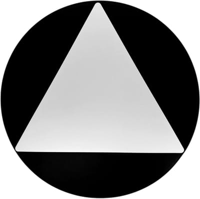 Toilet Deur Sign - Unisex Teken - Toegankelijkheid Aangeven - ADA Compliant Title 24 - 30.5 cm Rond - Zwart