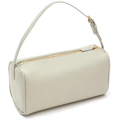 Pennenhouder Tas, Fleece Leer Onderarmtas, Mini Vierkante Tas, Handtas, Pennen Etui Tas white