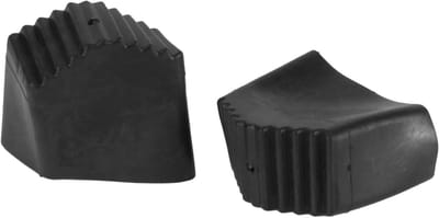 Laddervoeten Accessoires - Ladderpads Antislip - Vloer Beschermen - Elastisch Duurzaam Materiaal - 4.20X4.00X2.30CM - Zwart