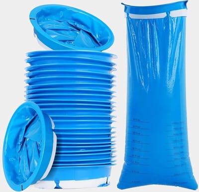 Flexigood® - Spuugzakjes 25 stuks – Wegwerp Braakzakjes 1L met Afsluitbare Ring voor onderweg / kotzakjes