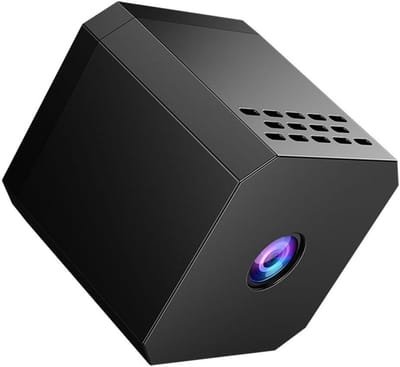Draadloze Mini Camera - Beveiligingscamera Verborgen Camera - Thuisbewaking Nachtzicht - Geen Internet Vereist - Compact Ontwerp 7cm - Zwart