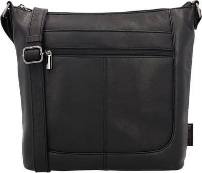 Beagles Benidorm Schoudertas - Crossbody - Dames - Praktisch - Tas - Leren Dames Tas - Zwart