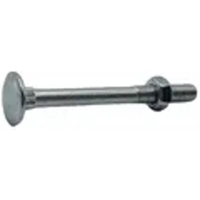 Sencys Slotbout Met Moer M5x50mm Per 5 Gegalvaniseerd