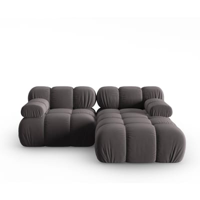 Modulaire-3-zitshoekbank Tropea rechts velvet | Milo Casa
