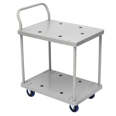 Prestar PB-114C-P Etagewagen – 2 etages- 150 kg – Kunststof – Made in Japan