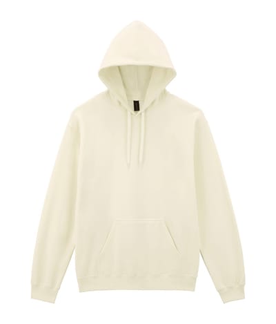 Gildan Sweater met capuchon Midweight Softstyle GISF500 - Off White - S