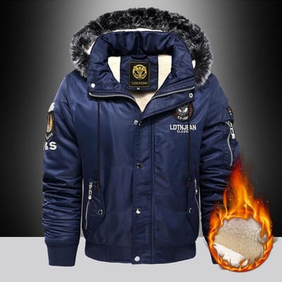 Winter Nieuw Heren Koreaanse Stijl Bontkraag Fleece Katoen-Gevoerd Jas Jas Katoen-Gevoerd Jack Heren Casual Modieus Trendy Jas Heren XXXXL