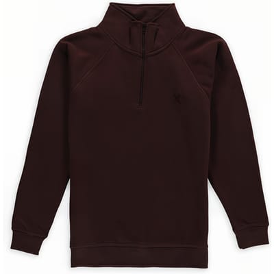 Aspact Ton Sur Ton Logo Zipper Vest Brown Maat: XXL | Sweaters Outlet | Unisex | Bruin