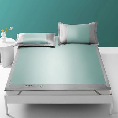 Ademende Koelmat - Zomer Mat - Comfortabele Slaap - Ice Silk Vezels - Meerdere Maten - Blauw