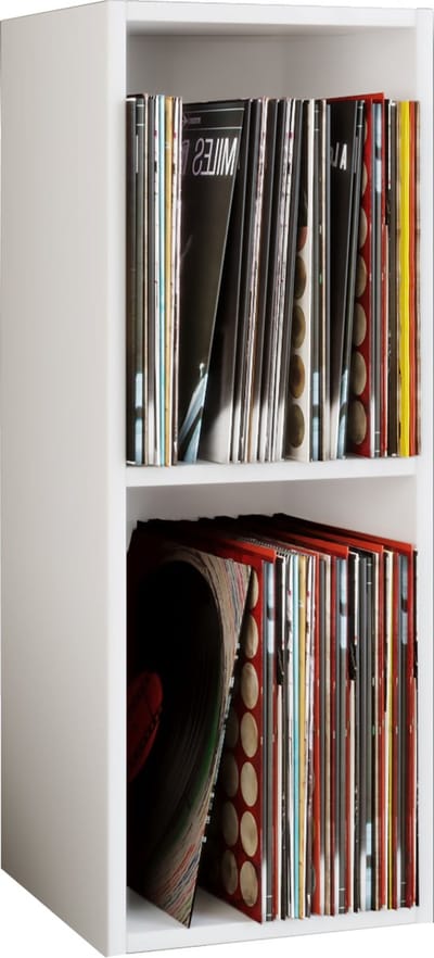 Houten platenstandaard LP-plank Archiefstandaard Platto 2-voudig