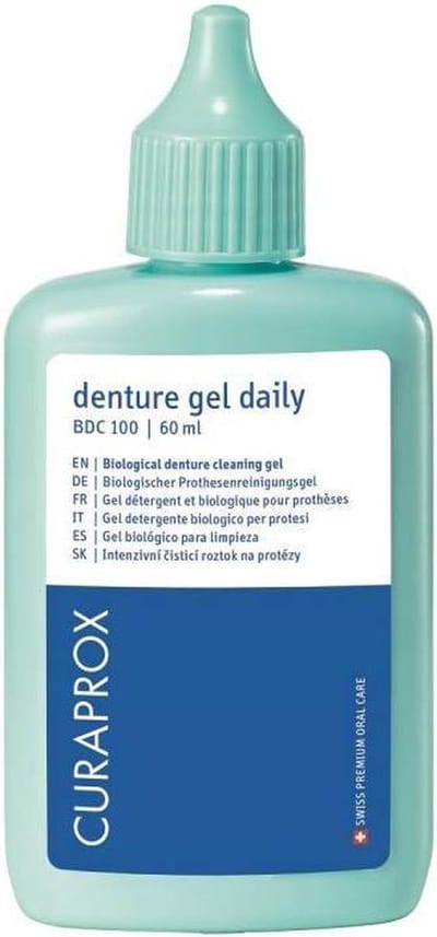 Curaprox BDC 100 Daily Gel - Kunstgebitreiniging - antibacteriële gel - 60ml