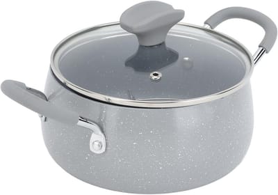 Japanse Frituurpan - Mini Frituurpan - Thuis Frituren - Dubbele Handgreep - 30D x 22W x 13H cm - Zilver