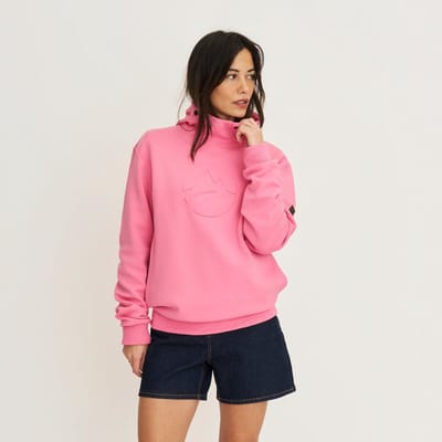 Travelin' Marte Dames - Outdoortrui - Hoodie - Roze