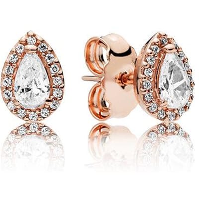 S925 Sterling Zilver Roségoud Madeliefje Oorknopjes Bloemen Serie Eeuwige Liefde Mode Veelzijdige Oorbellen