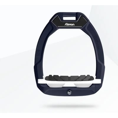 Veiligheidsstijgbeugels Ruiter Incliné Grip Bruin/Wit/Wit Flex-On Safe-On