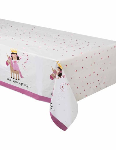 UNIQUE - Plastic Tafelkleed Prinses en Eenhoorn 137 x 213 cm voor Verjaardag