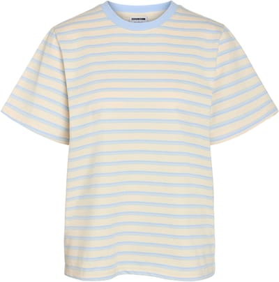 Noisy may T-shirt Nmember S/s T-shirt Jrs Noos 27037741 Birch/cashmere Blue Dames Maat - M