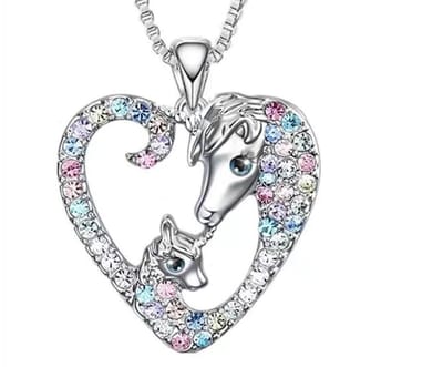 Akyol - eenhoorn ketting - unicorn ketting -ketting cadeau - eenhoorn - unicorn