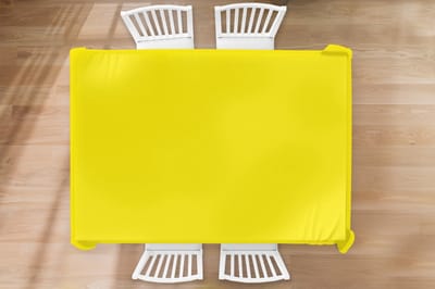 Tafelkleed - Tafellaken - 220x150 cm - Geel - Citroen - Neon - Kleuren - Binnen en Buiten