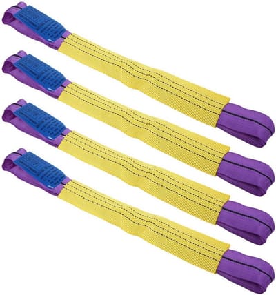 4 Stuks Ratel Spanbanden Set 5 Ton Zwaar Materiaal Beveiliging Riemen