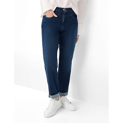 Raphaela by Brax Dames Jeans  Style CAREN NEW STONED SLIGHTLY USED, denim blauw regular, maat 36