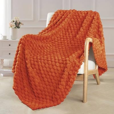 Grote zachte fleece deken 127 x 178 cm - Stijlvolle jacquard deken voor warme en gezellige momenten