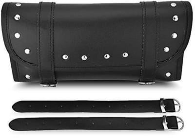 Dailygoods- Gereedschapstas Waterdicht - Motorfiets Gereedschapstas - Kunstleer - Verstelbare Riemen - Eenvoudig te Installeren - 180 Dagen Garantie - Motorfietstas