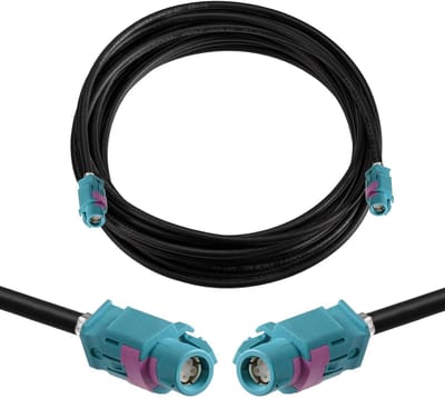 HSD LVDS Kabel - Verlengkabel Audio Video - Auto Connectiviteit - 4-Core Hoge Snelheid - 500 cm - Zwart