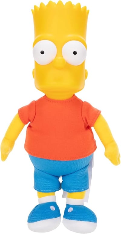 Pluche knuffelfiguur van Bart Simpson - Zacht Geel Speelgoed