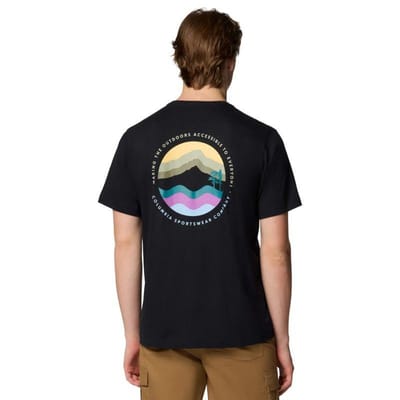 Columbia Heren Kettle River Outdoor T-Shirt (Zwart)