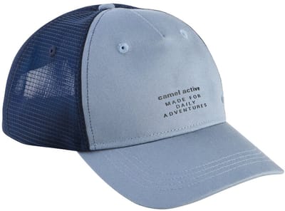 camel active Cap van puur katoen - Maat menswear-OS - Stormblauw