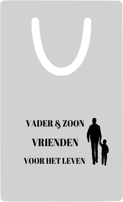 Hacebo® - vader en zoon vrienden voor het leven metalen boekenlegger - vader/zoon - vader cadeautjes - vaderdag - verjaardag - geschenk - kado - vader artikelen - zoon artikelen - zoon verjaardag Bladwijzer boekenleggers - 7.6 cm x 5cm