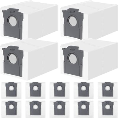 14 stuks stofzakken, voor Dreame L10/L10s/L20/X20/X30/X40/X50/L40/L50 Ultra, Mova P10/E30/P50/V50 Ultra, 3,2 l grote capaciteit, 4-laagse filterstructuur, voor Dreame stofzuigerzakken