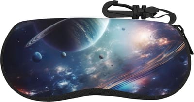 Brillen Etui - Zonnebril Hoes - Veilig Opbergen - Lichtgewicht Neopreen - Compact Formaat - Zwart