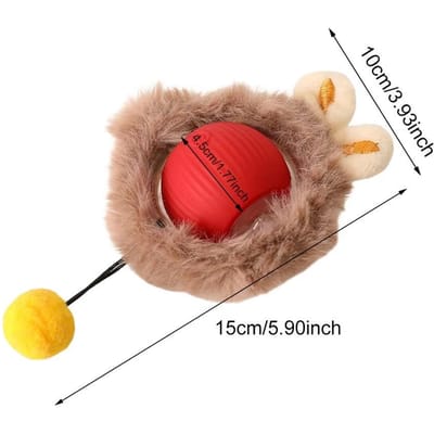 Jouets interactifs intelligents pour chats, balle roulant rapidement dans une pochette, jouet pour chaton à cache-cache, jouet interactif activé par le mouvement pour chat d'intérieur