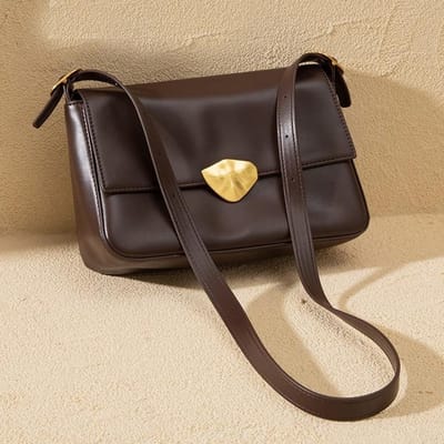 Sac à Bandoulière Rétro Design Niche Nouveau Style Sac Sous l'Aisselle Printemps Polyvalent Cuir Souple Sac Carré Petit Croisé pour Femmes black